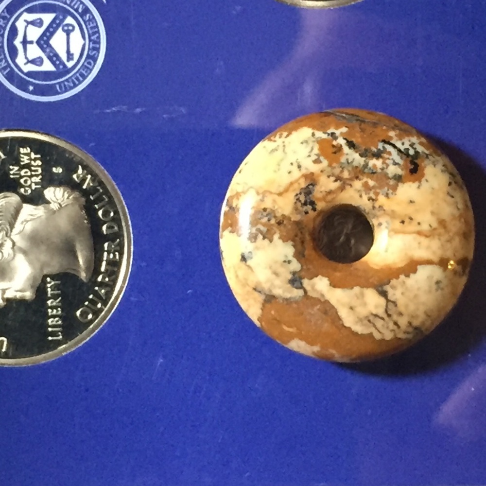 Rock Pendant - brown - earthy stone - beautiful